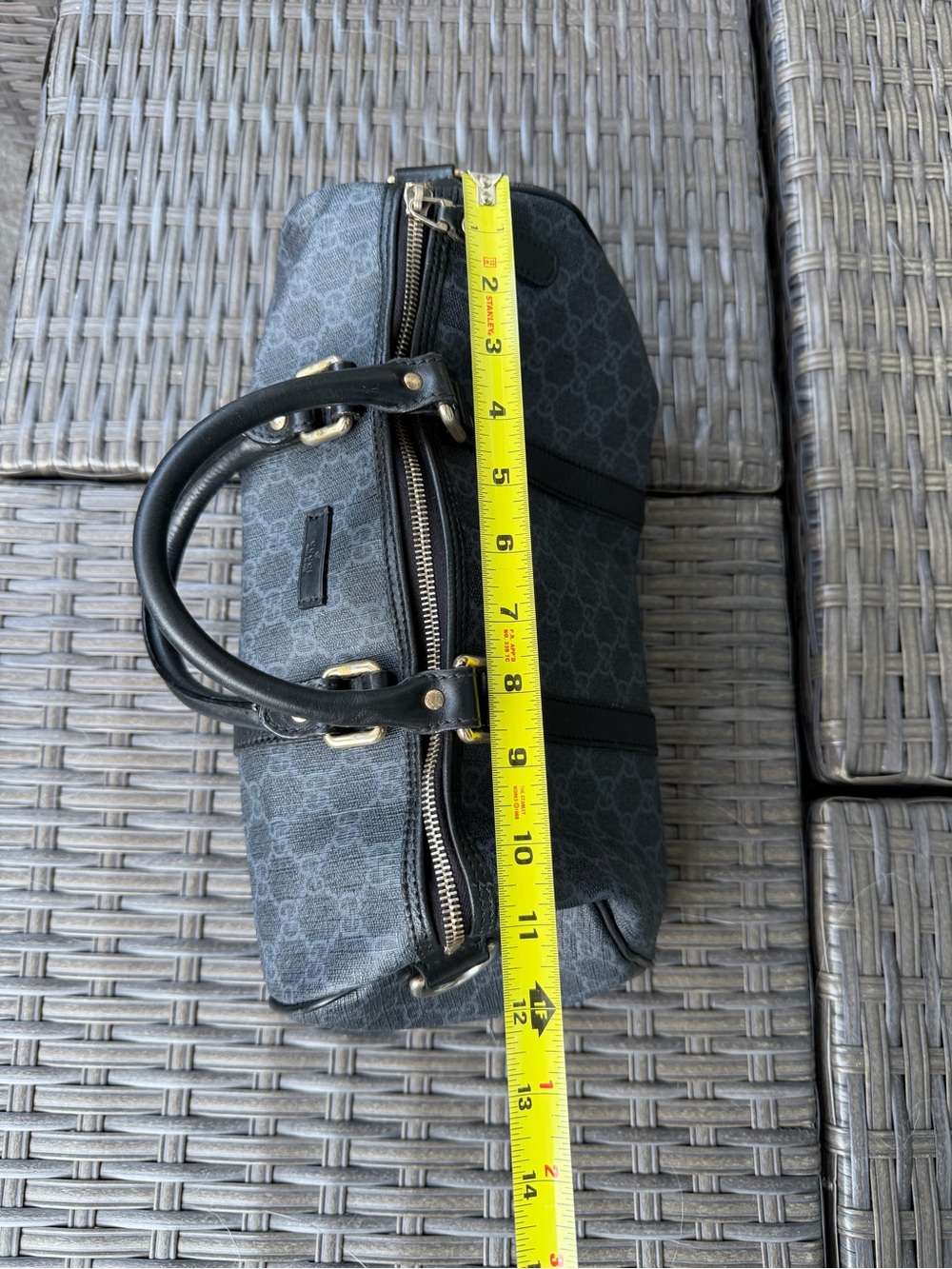 Gucci Monogram Black Duffel Bag - Picture 15 of 16